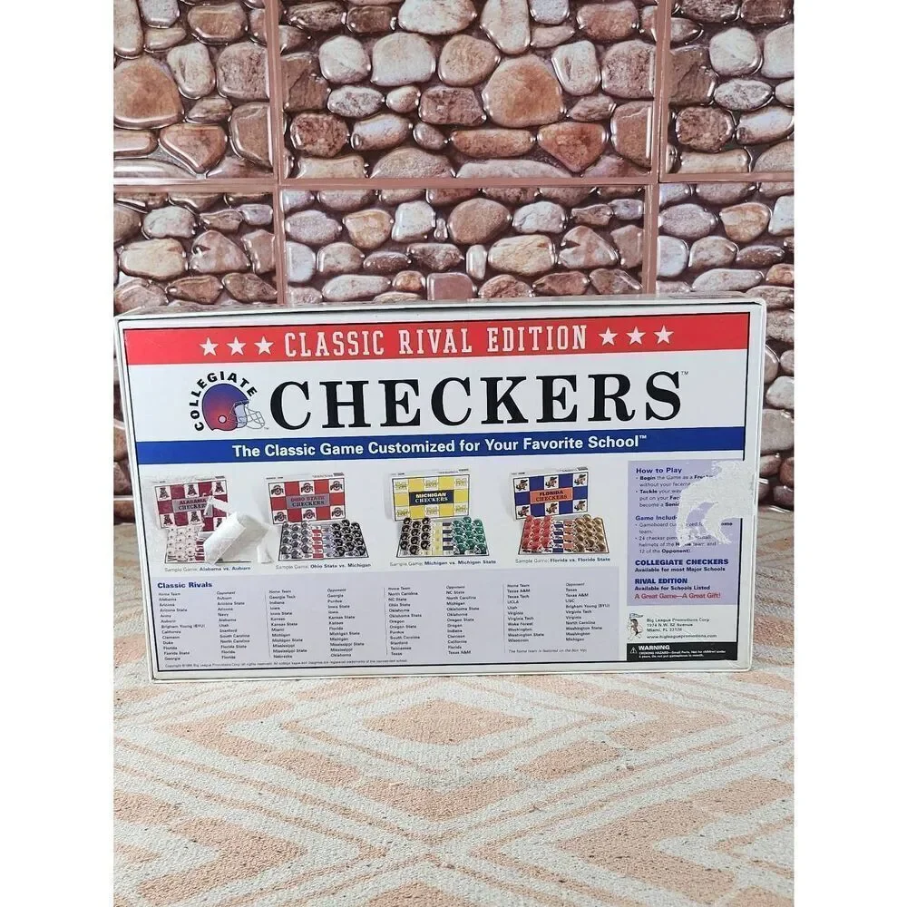 Vintage Ohio State College Checkers Classic Rival Edition USA Made! #A93